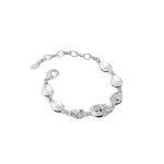 Newbridge Bracelet with Blue and Clear Stones (BR8841)