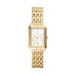 Fossil Raquel Three-Hand Date Gold-Tone Stainless Steel Watch (ES5220)