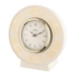 Belleek Classic Celtic Gold Clock (3987)