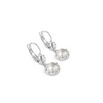 Newbridge Silverware Pearl Leaf Drop Earrings (ER822P)