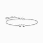 Thomas Sabo Silver bracelet with infinity pendant (A2161-0010210L19V)