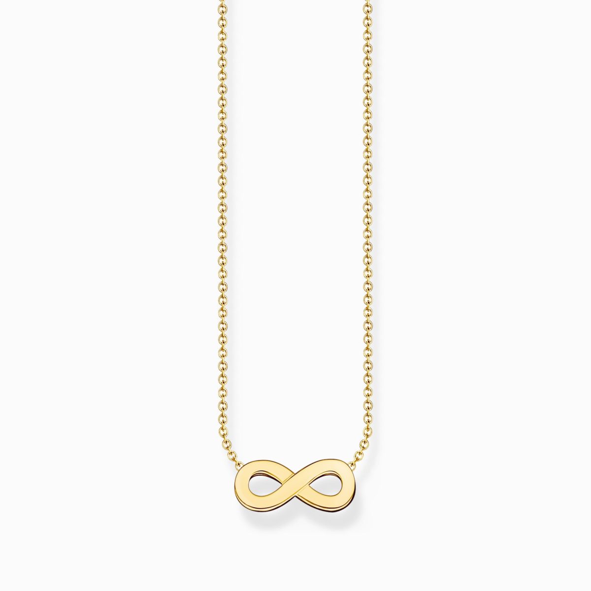 Thomas Sabo Gold-plated necklace with infinity pendant (KE2221-413-39-L45V)