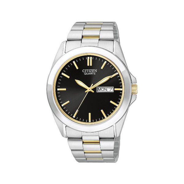 Citizen Two-Tone Quartz Watch with Stainless Steel Bracelet (BF0584-56E)