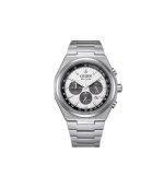 Citizen Forza Super Titanium (42mm) Textured White Chronograph Dial / Super Titanium Bracelet (CA4610-85A)