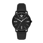 Armani Stainless Steel Leather strap 42mm watch (AR11573)