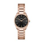 Cluse Féroce Mini Steel Black Rose Gold Colour (CW11703)