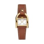 Fossil Harwell Three-Hand Medium Brown Leather Watch (ES5264)