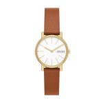 Skagen Signatur Lille Two-Hand Brown Leather Watch (SKW3121)