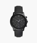 Fossil Neutra Chronograph Black Leather Watch (FS5503)