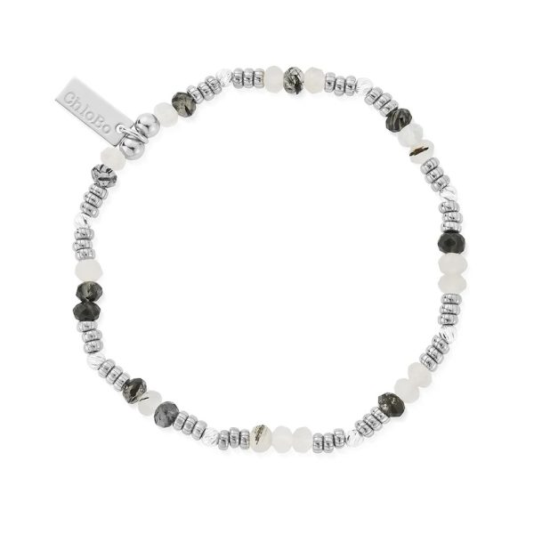 Chlobo Stone Of Empowerment Black Rutilated Quartz Bracelet (SBBRQCD)