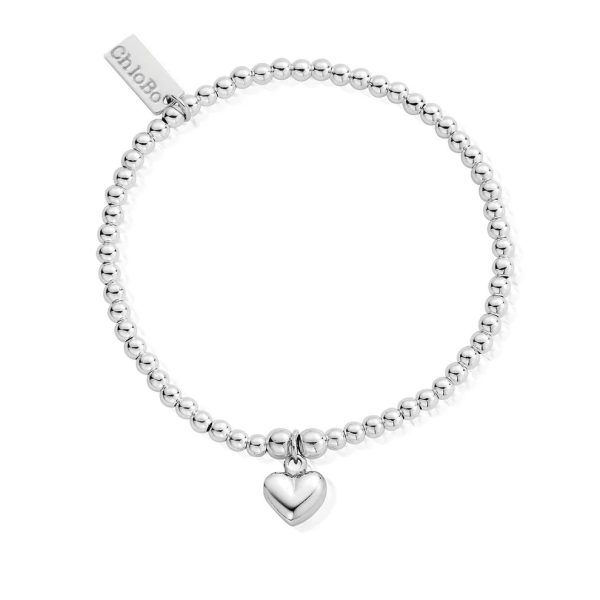 Chlobo Cute Charm Puffed Heart Bracelet (SBCC023)