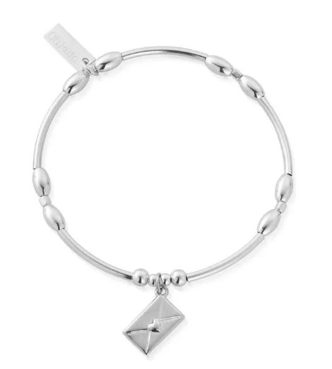 ChloBo Ladies Personalised Sterling Silver Love Letter Bracelet (SBMNR3051)