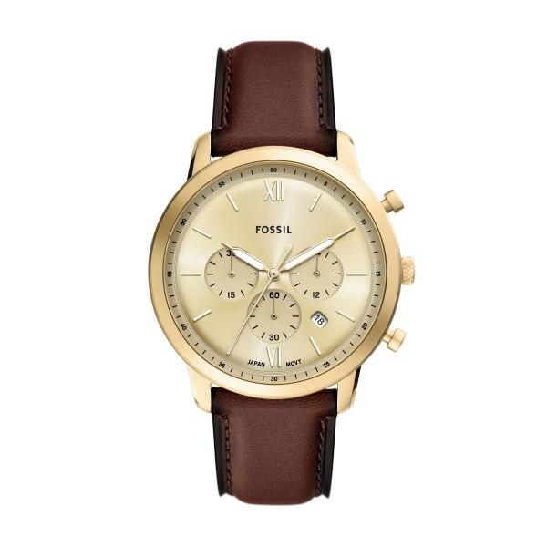 Fossil Neutra Chronograph Brown Leather Watch (FS6113)