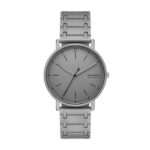 Skagen Signatur Three-Hand Charcoal Stainless Steel Bracelet Watch (SKW6913)