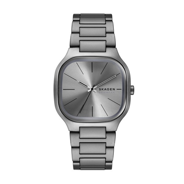 Skagen Mellem Three-Hand Grey Stainless Steel Watch (SKW6936)